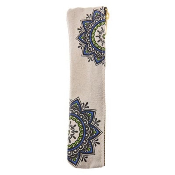 Mandala Eco-Friendly Travel Cutlery Set 7-Piece Utensils Reusable - Picture 3 of 13